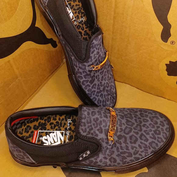 Vans Men's 5/Women's 6.5 Skate Slip-On Cher Strauberry/Cheetah VN0A5FCA9CY - Picture 1 of 12